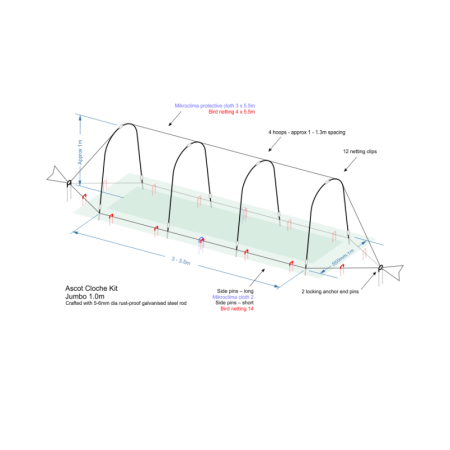 Jumbo - 1.15m height - black